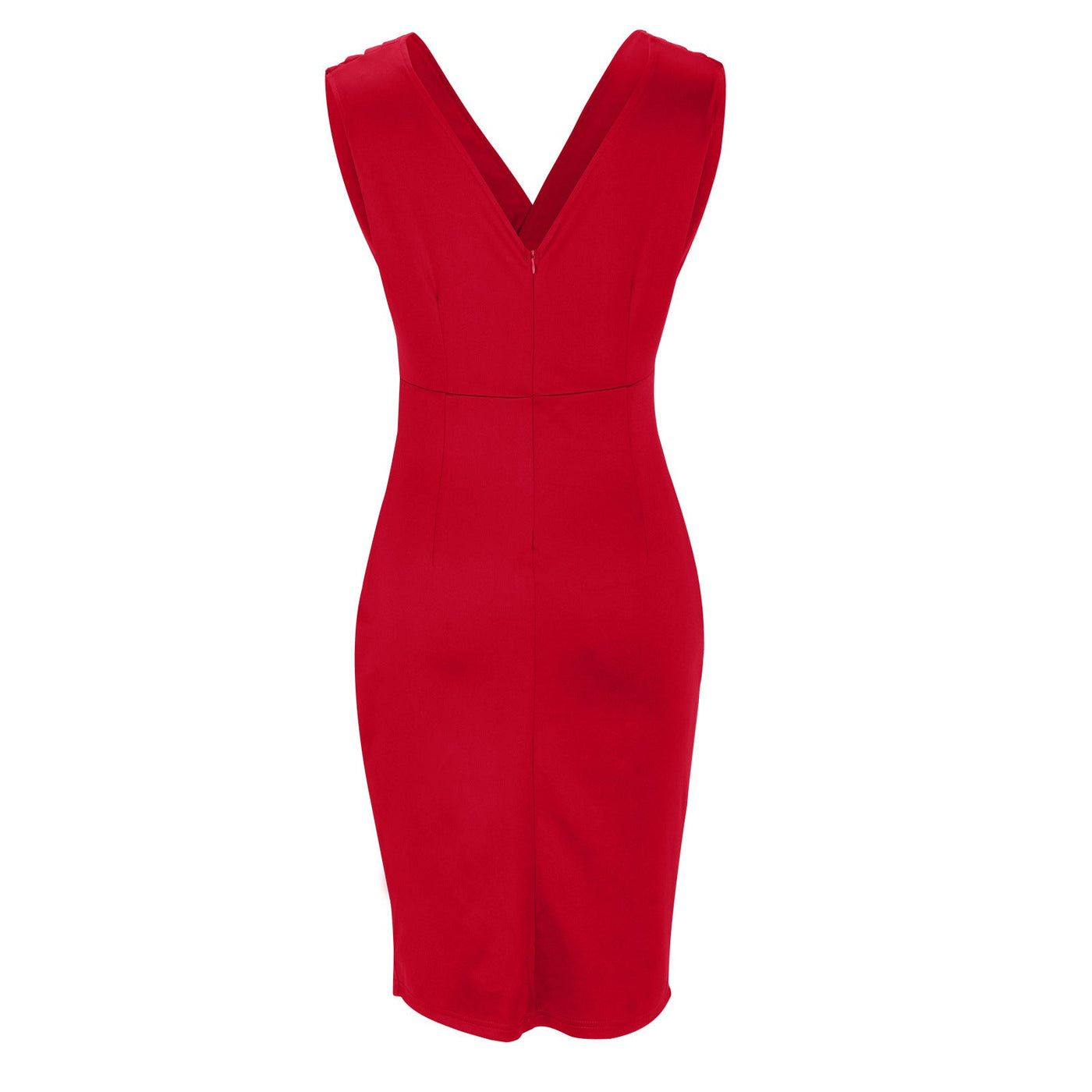 Joëlle™ | Robe Moulante à Décolleté en V et Fente Élégante