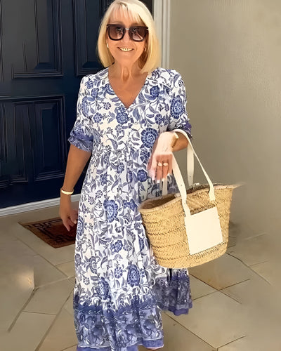 Roxane™ | Robe fleurie élégante et aérienne