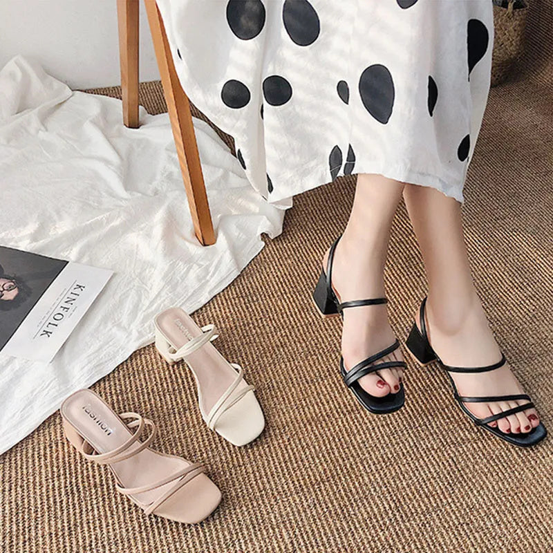 Andrea™ | Sandales à talons et à lanières