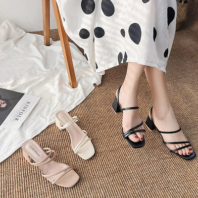 Andrea™ | Sandales à talons et à lanières