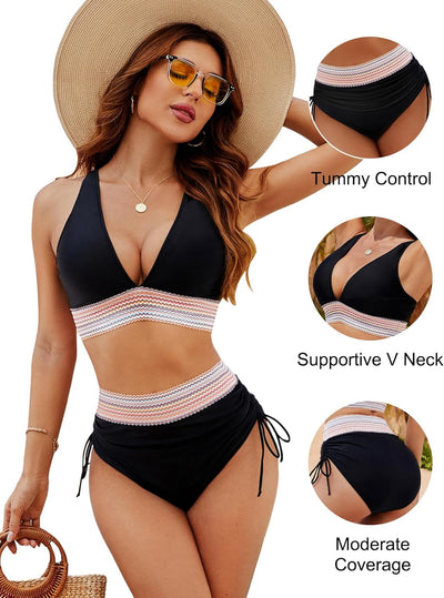 Gwenaëlle™ | Bikini Sculptant avec Contrôle du Ventre