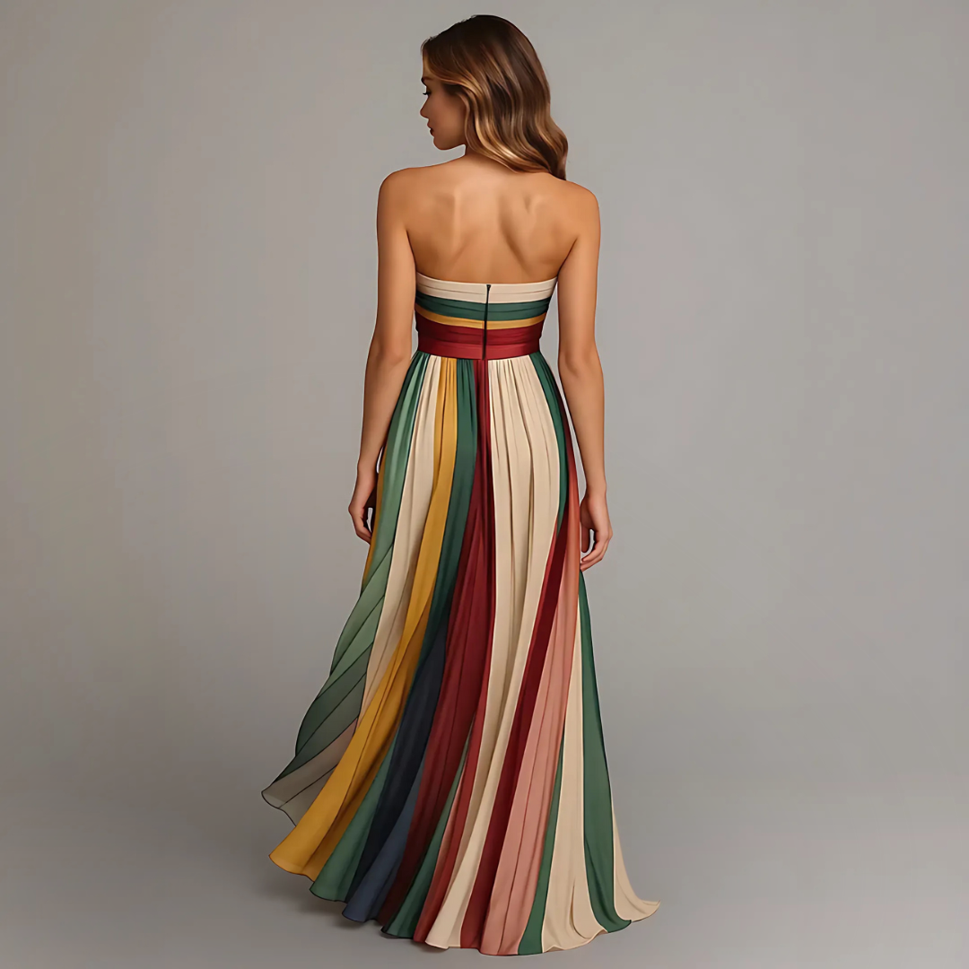 Sidonie™ | Robe sans manches colorée