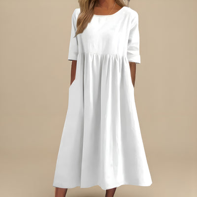 Ysoline™ | Robe flatteuse en coton