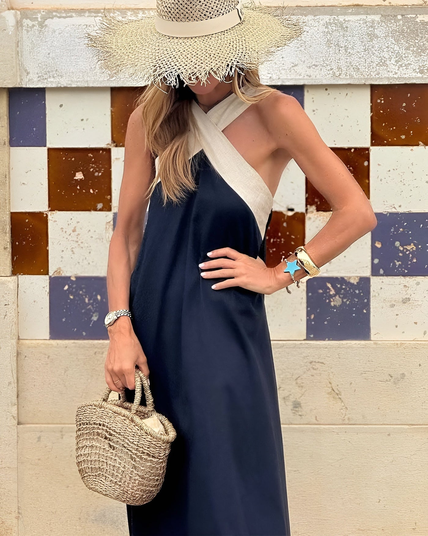 Jacqueline™ | Robe à col croisé