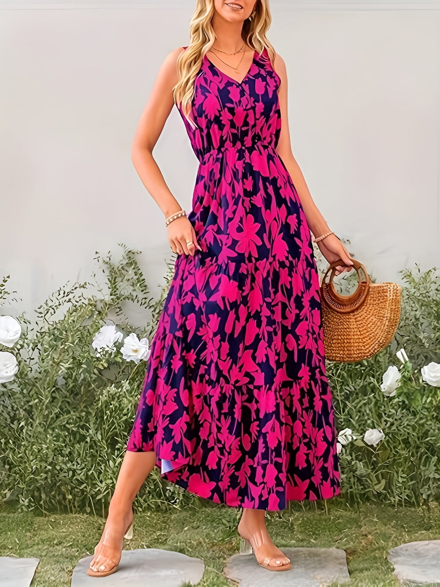 Lili™ | Maxi robe florale élégante