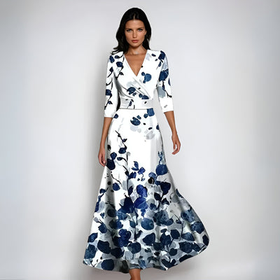 Esmé™ | Robe portefeuille fleurie élégante