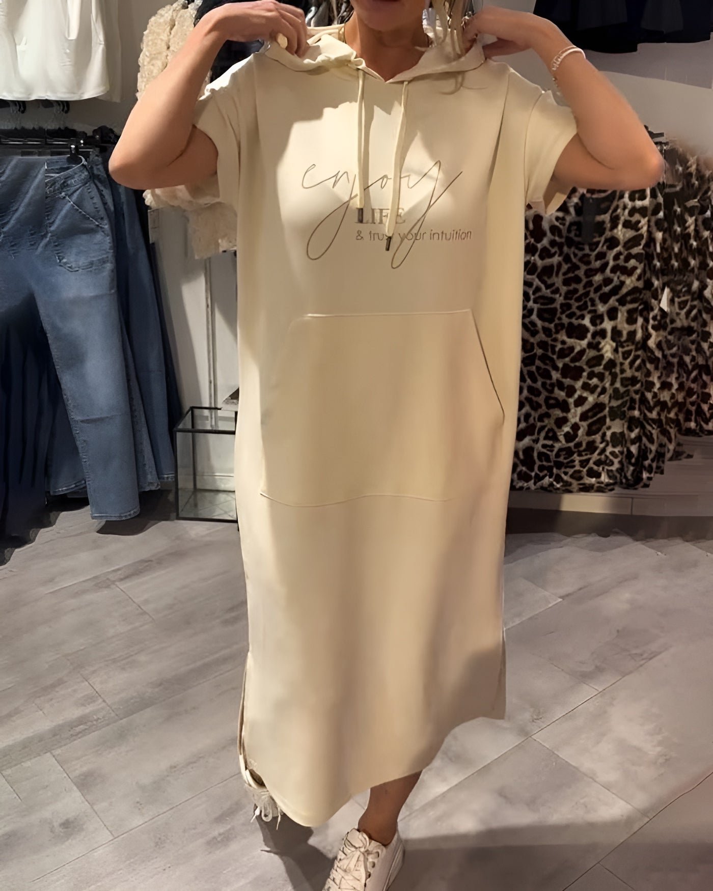 Léonie™ | Robe à capuche décontractée