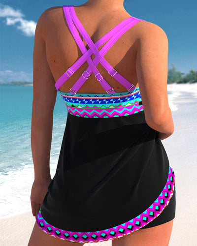 Daphilia™ | Maillot Rayé avec Lacets Réglables