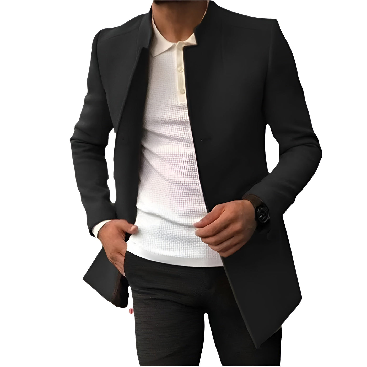 Peter™ | Manteau de laine élégant pour hommes