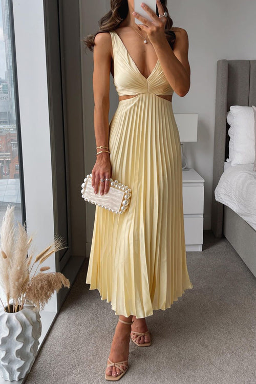 Kalys™ | Robe Longue Plissée Élégante