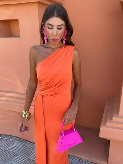 Iris™ | Robe longue asymétrique