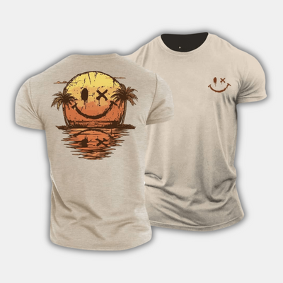 Bruno™ | T-Shirt Smiley Mer d’Été