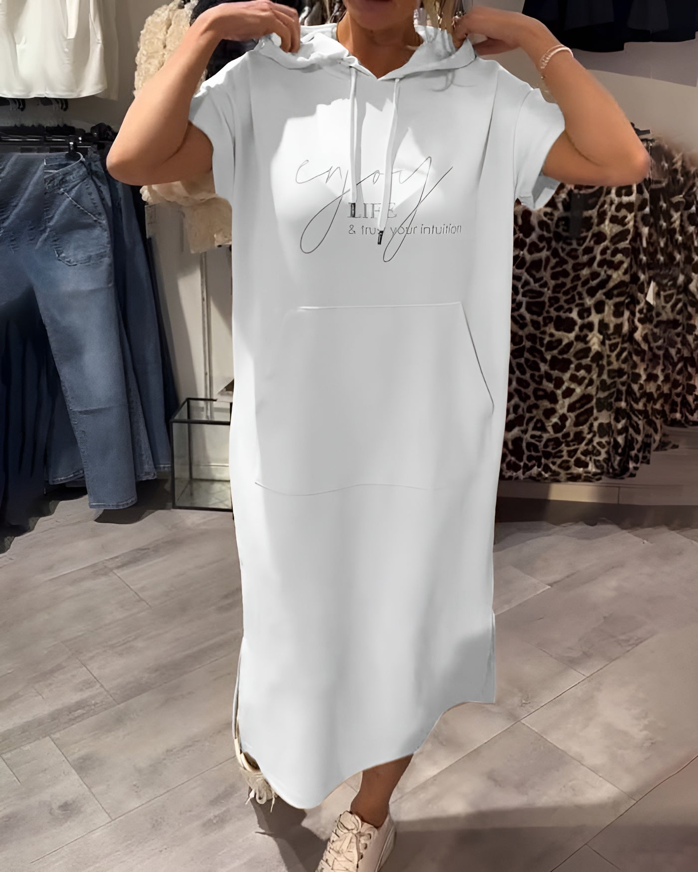 Léonie™ | Robe à capuche décontractée