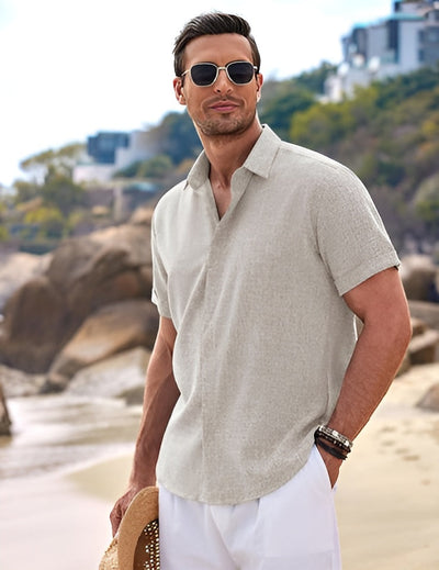 Gabriel™ | Chemise boutonnée classique en lin