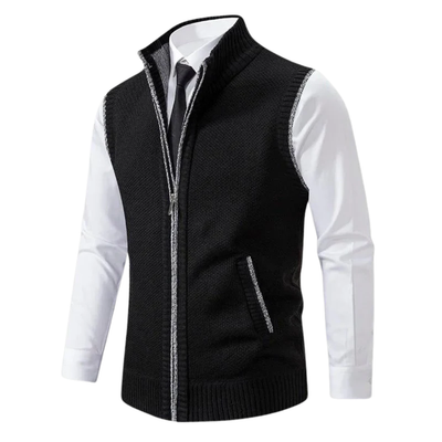 Thibault™ | Gilet en maille à fermeture éclair intégrale