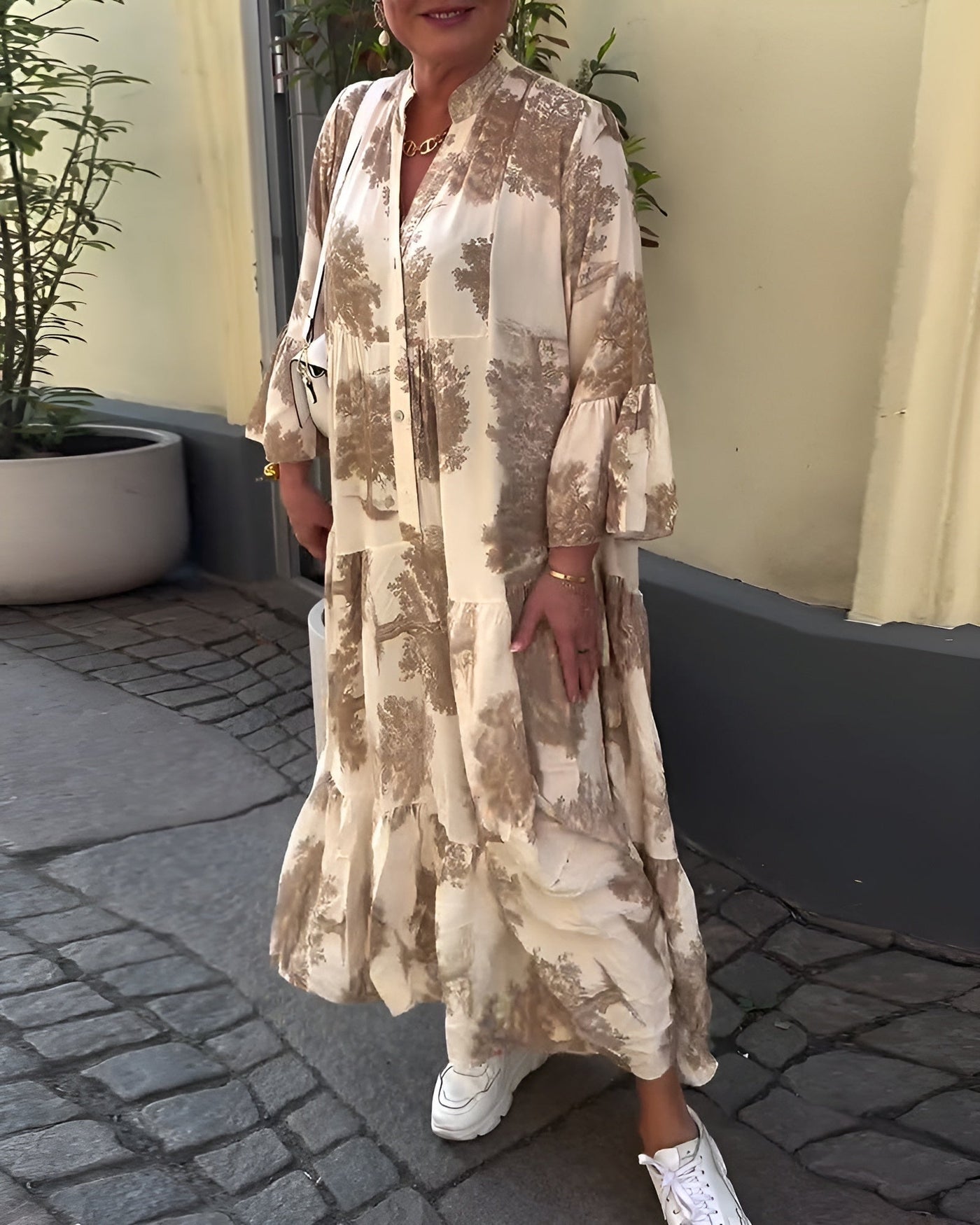 Liana™ | Robe longue fleurie