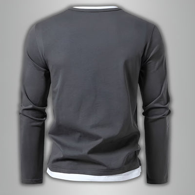 Benjamin™ | T-shirt à manches longues peigné de qualité supérieure