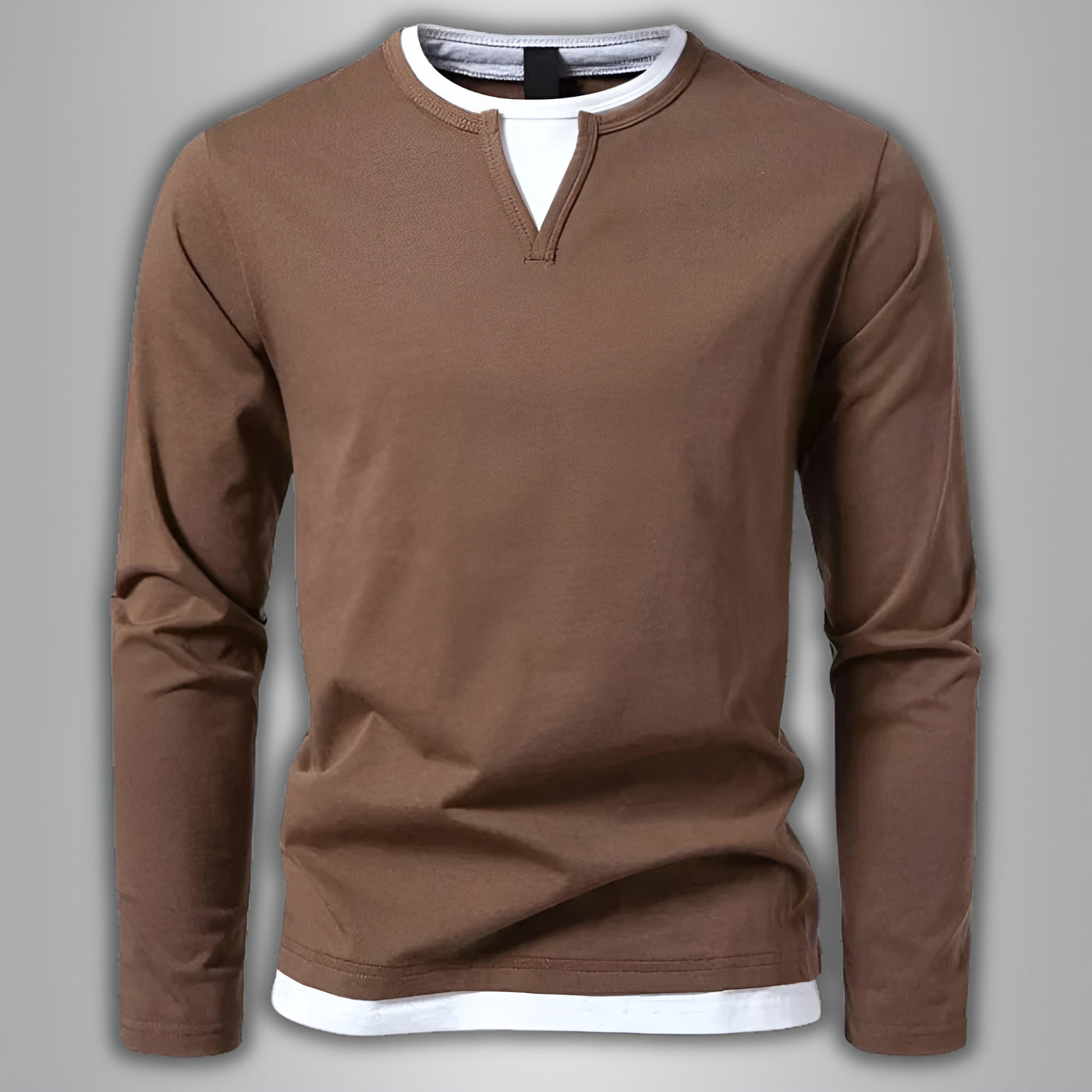 Benjamin™ | T-shirt à manches longues peigné de qualité supérieure