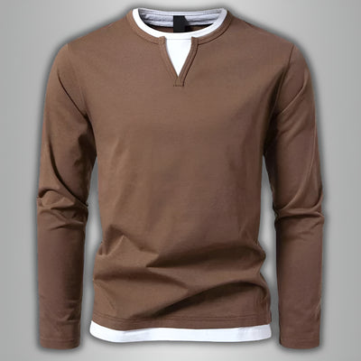 Benjamin™ | T-shirt à manches longues peigné de qualité supérieure