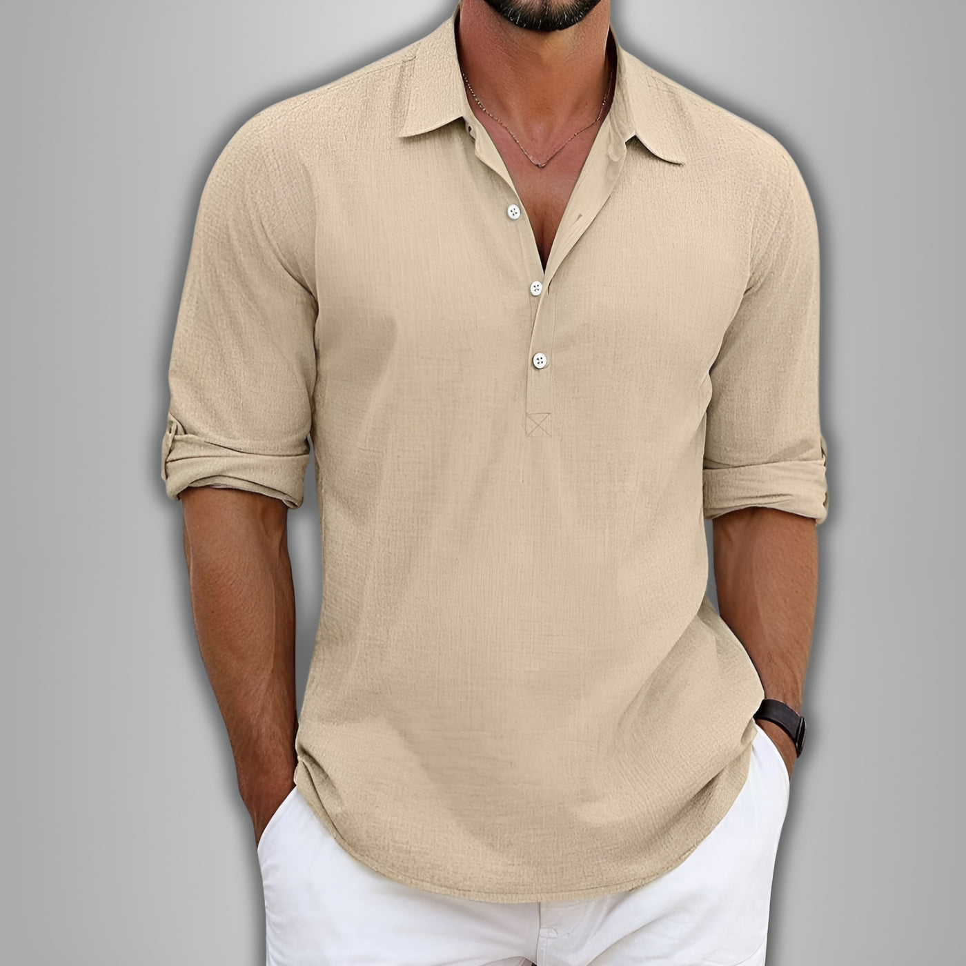 Pascal™ | Chemise décontractée en lin