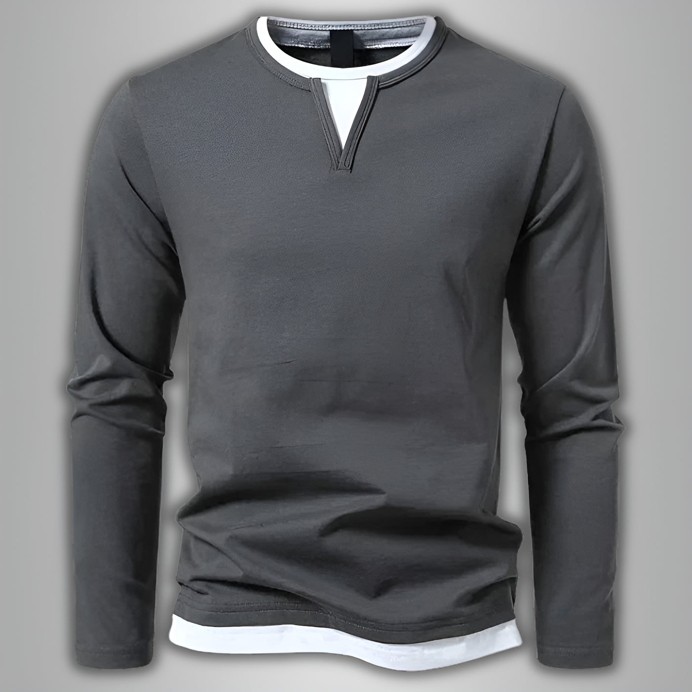 Benjamin™ | T-shirt à manches longues peigné de qualité supérieure