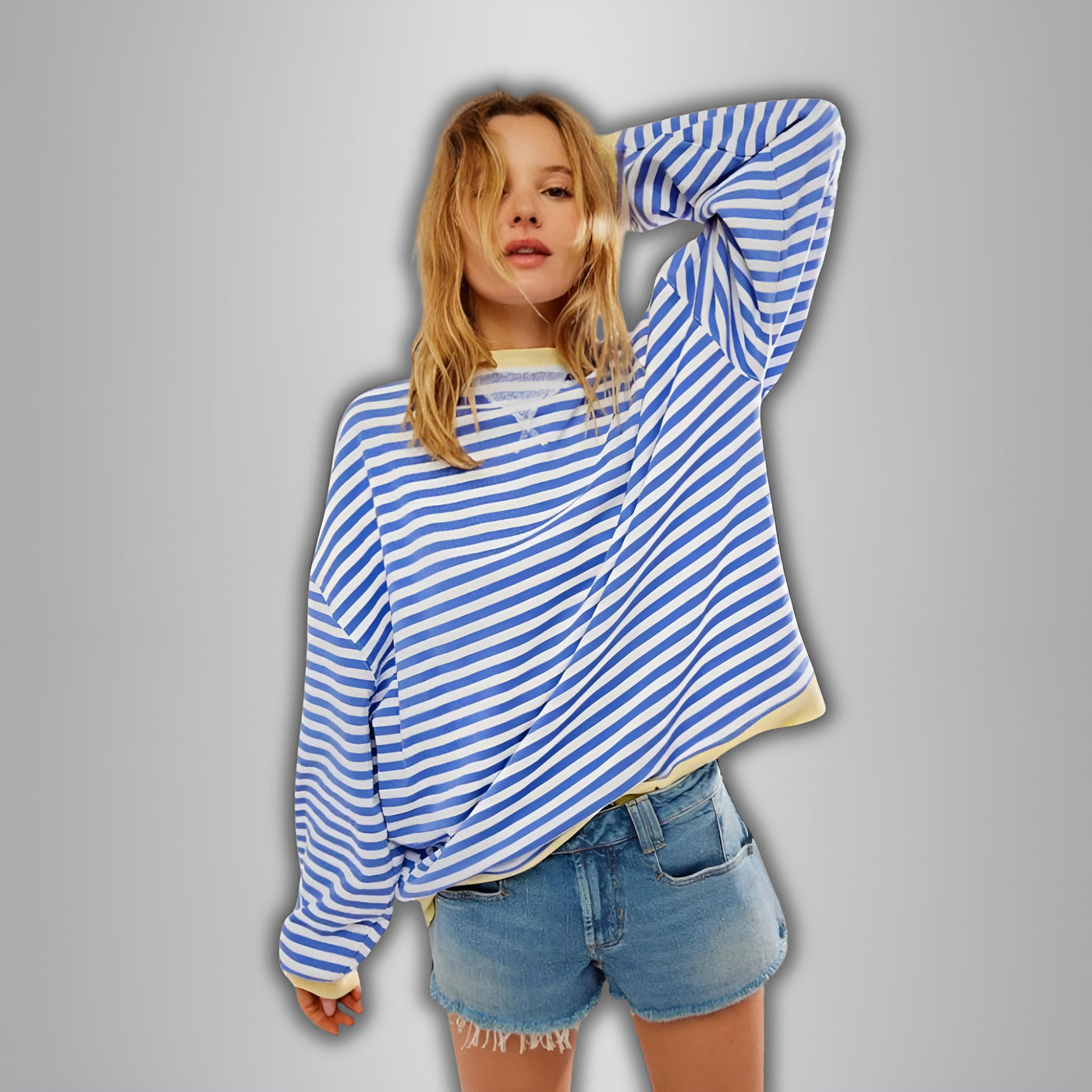 Bérénice™ | Pull oversize rayé