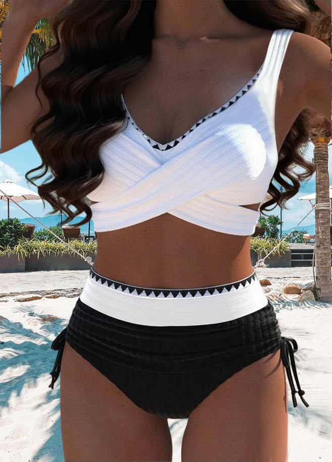 Axelle™ | Bikini Bicolore Élégant