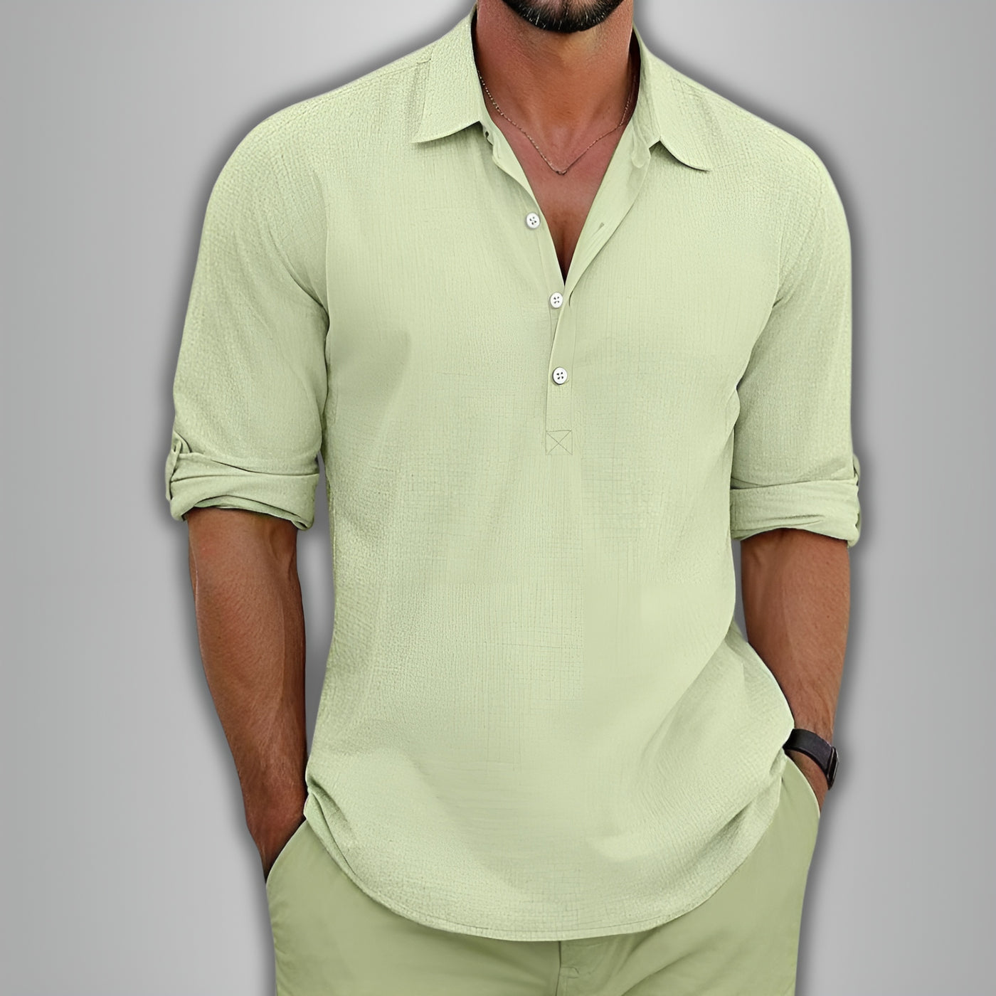 Pascal™ | Chemise décontractée en lin