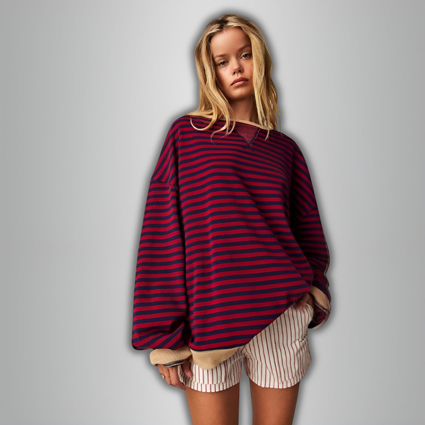 Bérénice™ | Pull oversize rayé