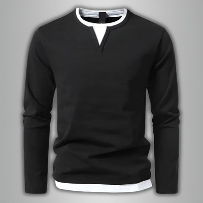 Benjamin™ | T-shirt à manches longues peigné de qualité supérieure