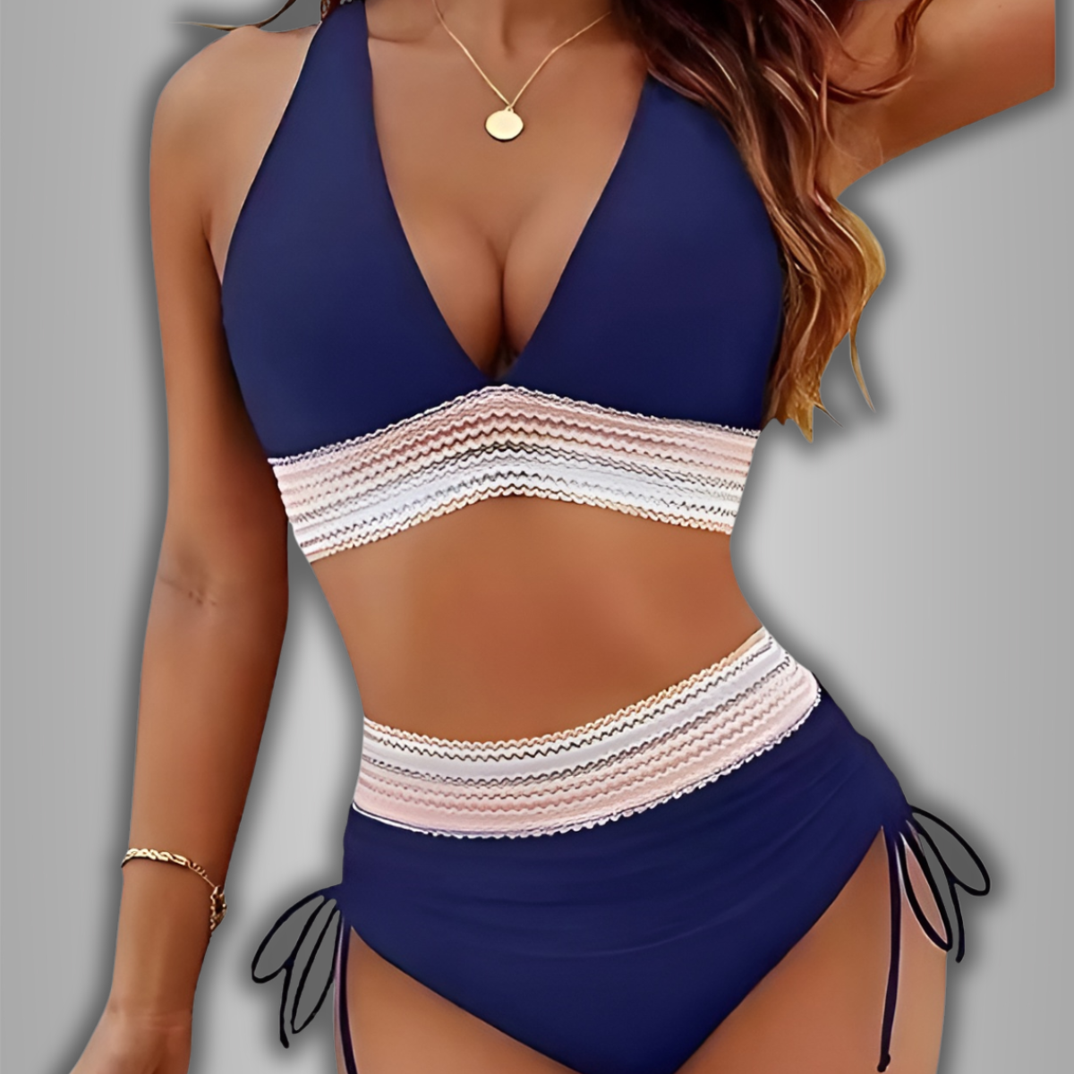 Océane™ | Ensemble bikini taille haute gainant