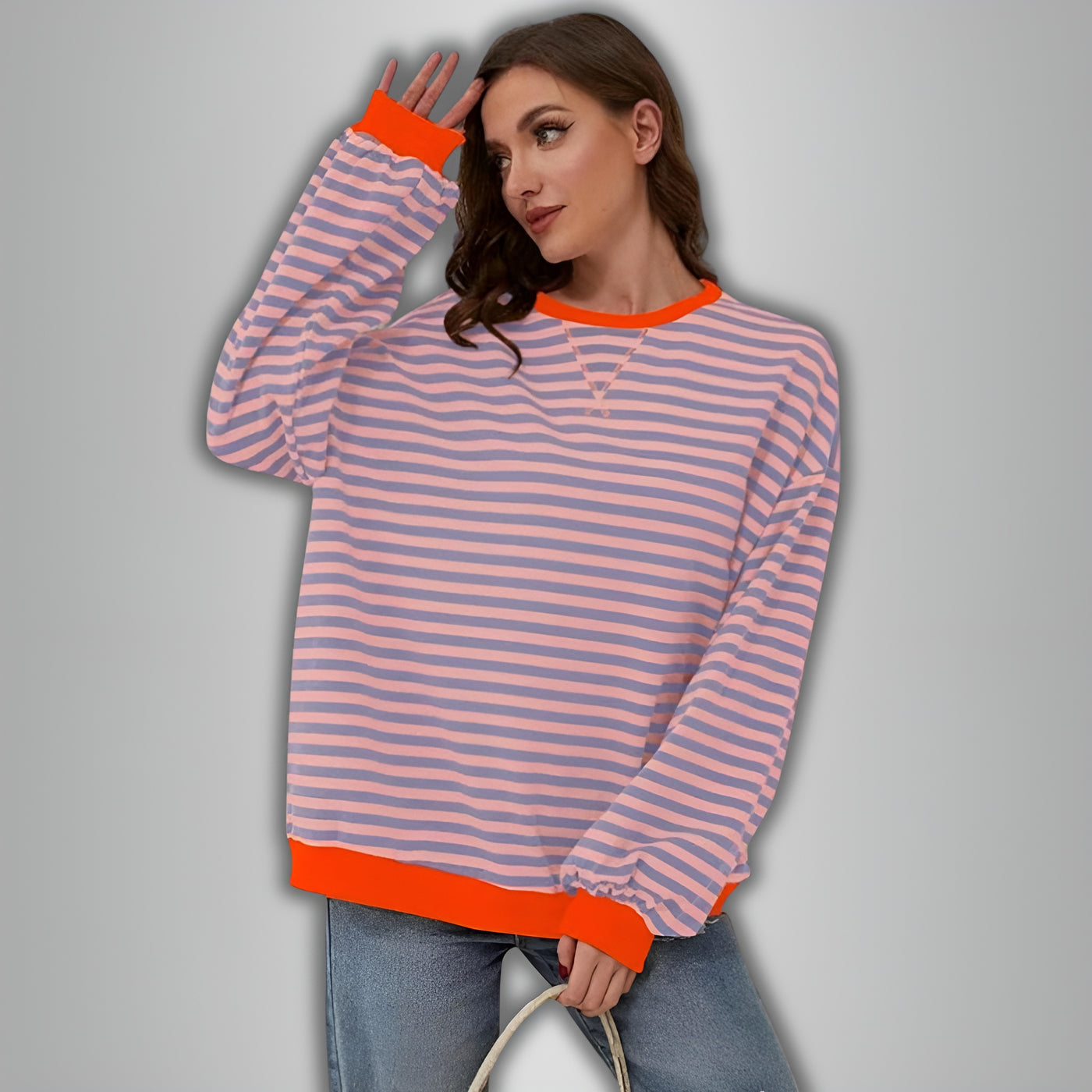 Bérénice™ | Pull oversize rayé