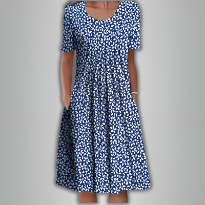 Livia™ | Robe fleurie élégante et décontractée avec poches
