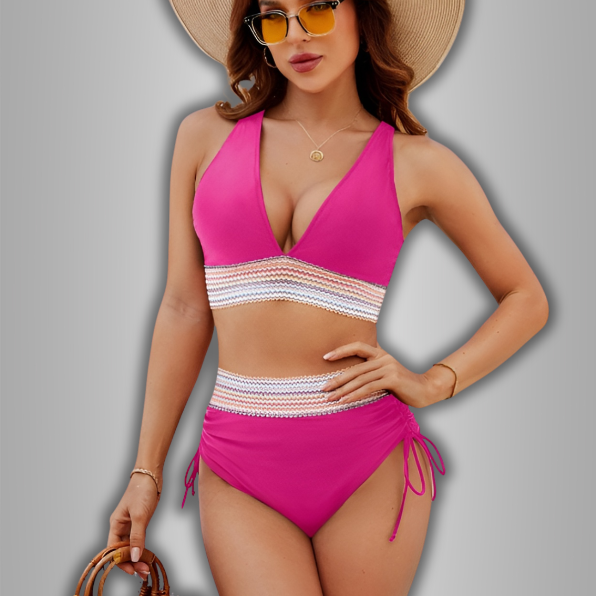 Océane™ | Ensemble bikini taille haute gainant