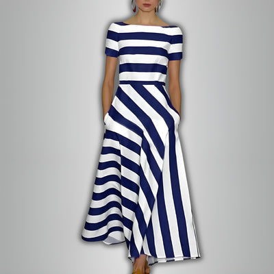 Solianne™ | Robe légère et aérienne à rayures subtiles
