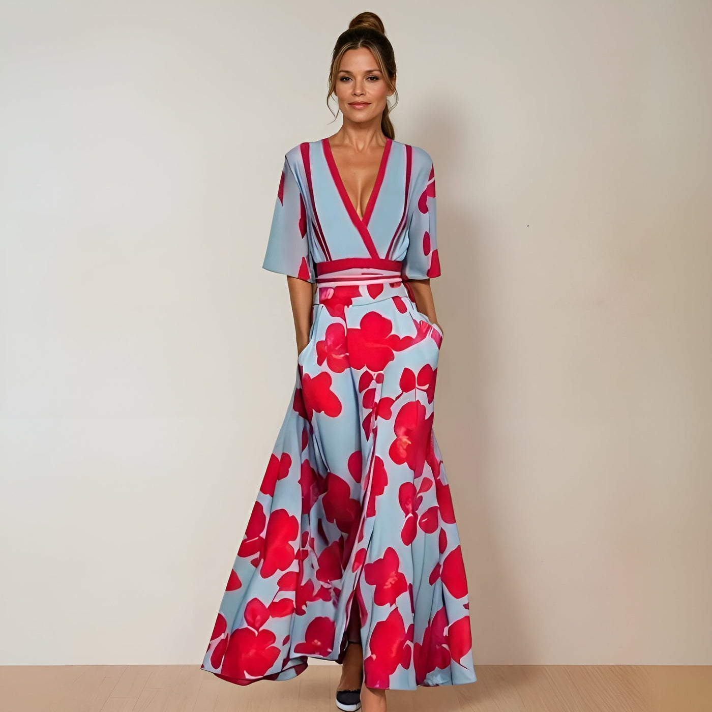 Emmanuelle™ | Robe fleurie intemporelle