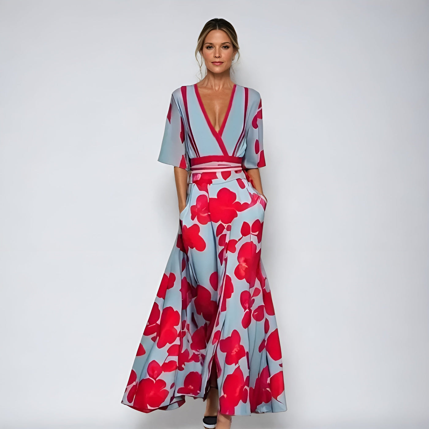 Emmanuelle™ | Robe fleurie intemporelle