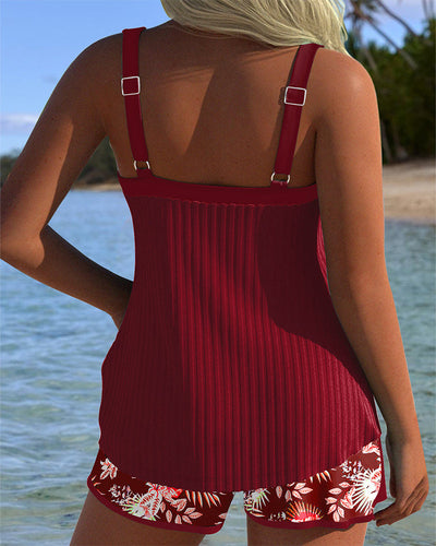 Mireille™ | Tankini Rayé Deux Pièces