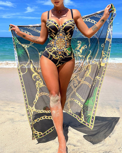 Brisa™ | Maillot Push-Up avec Jupe de Plage Élégante