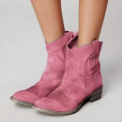 Diane™ | Bottines en daim style western