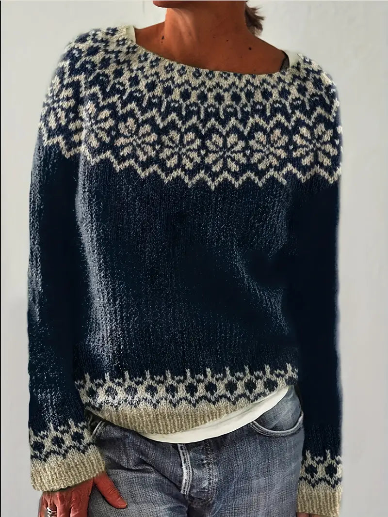 Lina™ | Pull aztèque confortable