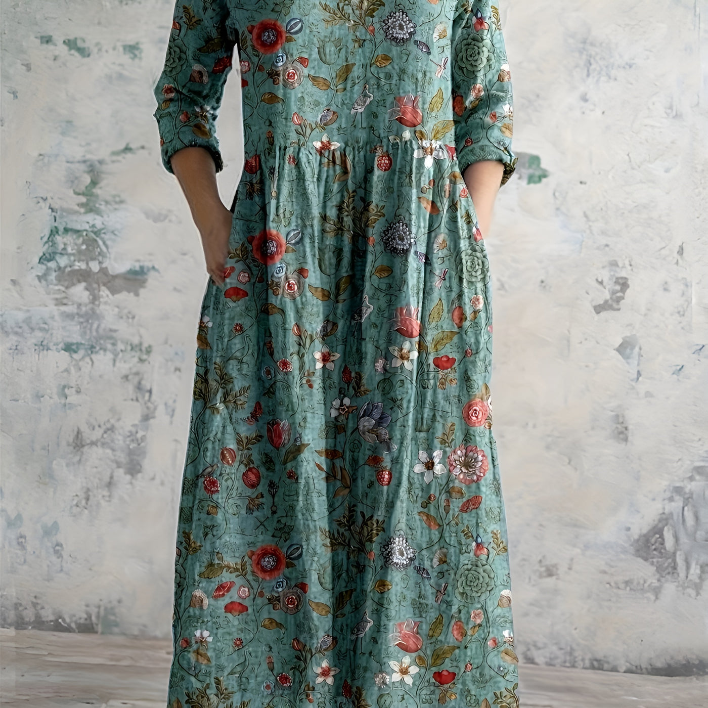 Marion™ | Robe longue d'été imprimée