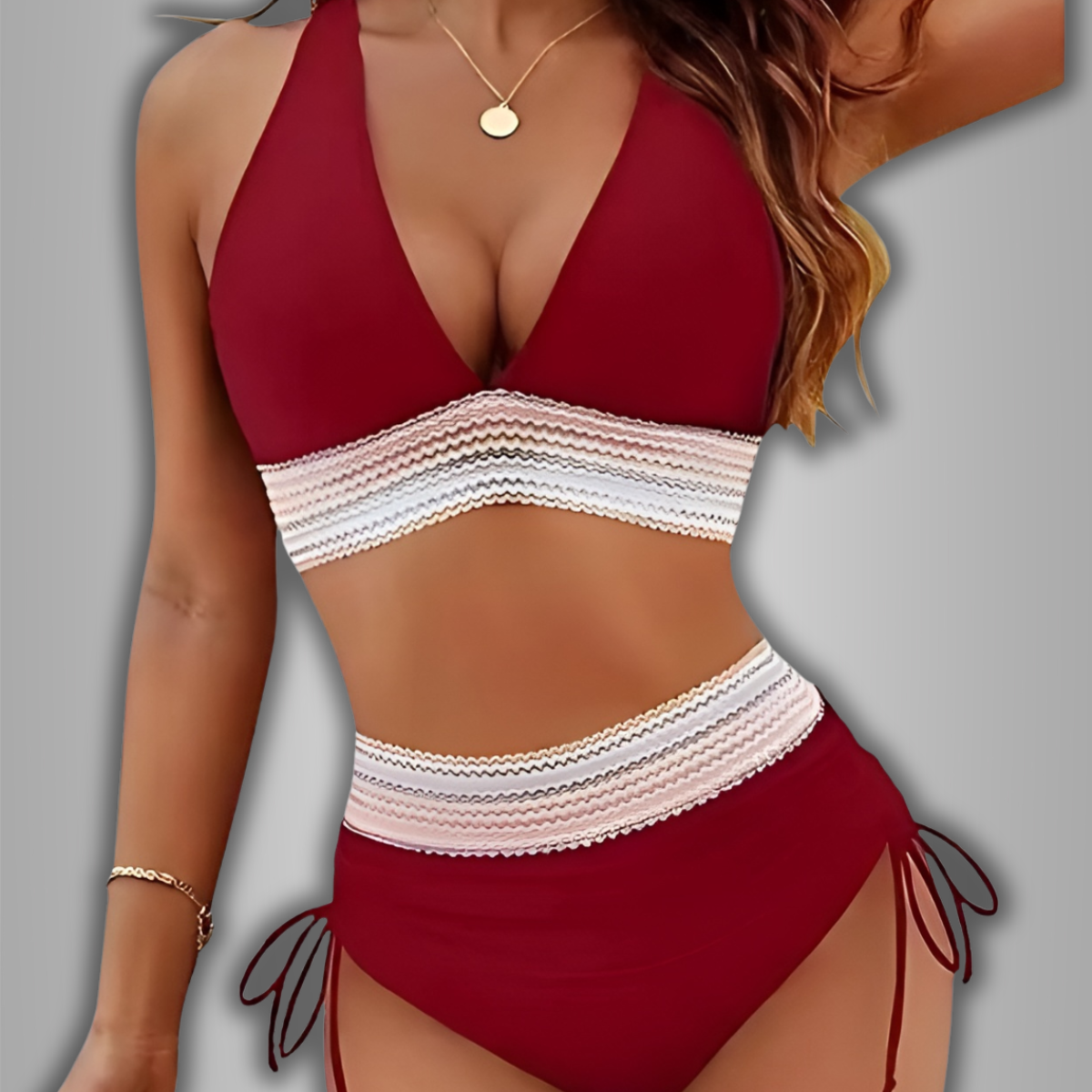 Océane™ | Ensemble bikini taille haute gainant