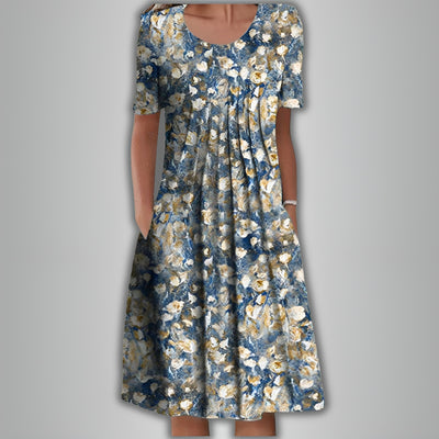 Livia™ | Robe fleurie élégante et décontractée avec poches