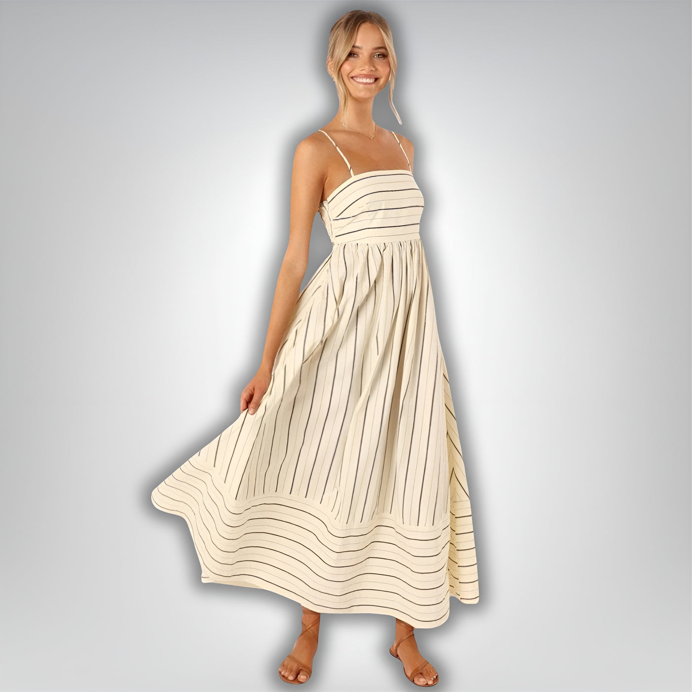 Valentine™ | Robe décontractée à rayures