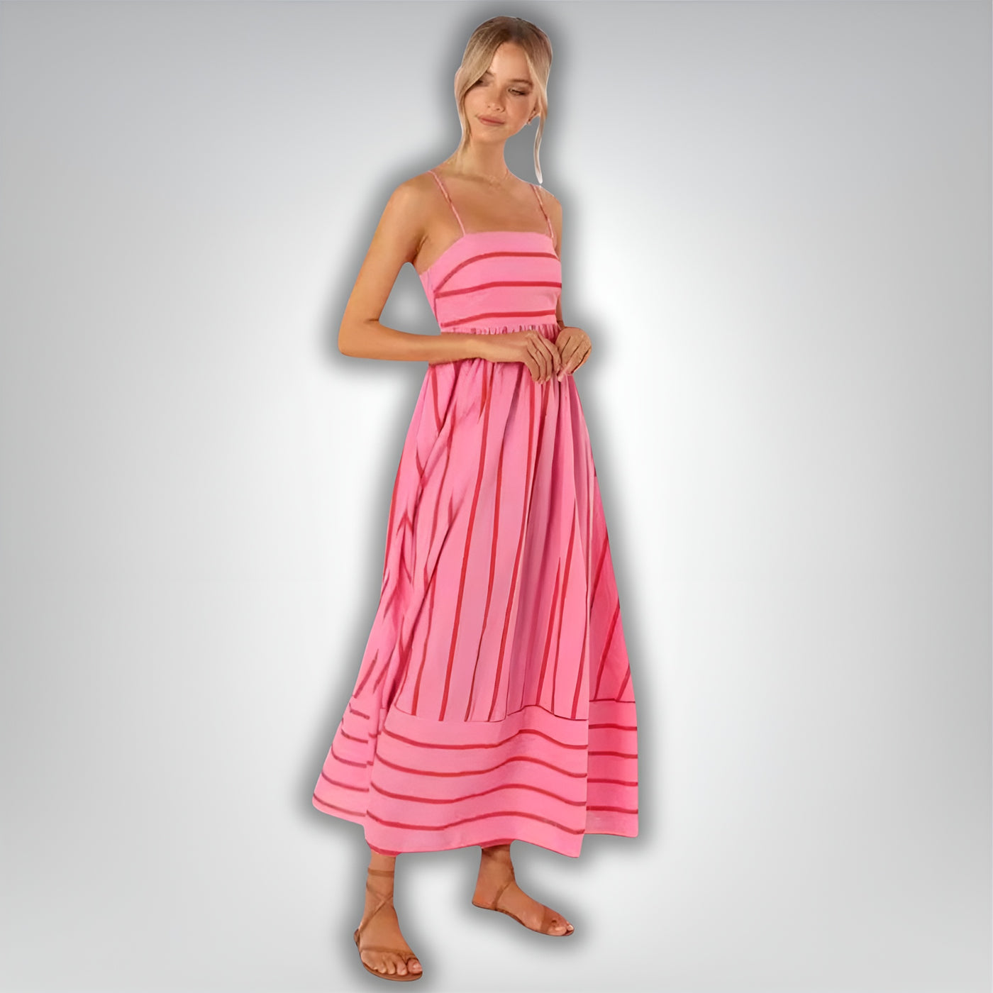 Valentine™ | Robe décontractée à rayures