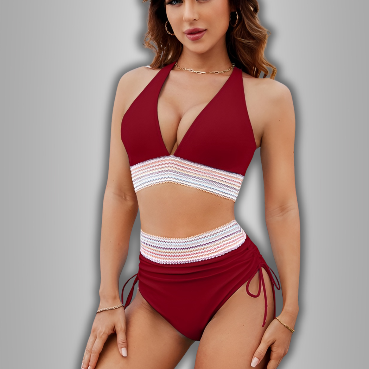Océane™ | Ensemble bikini taille haute gainant