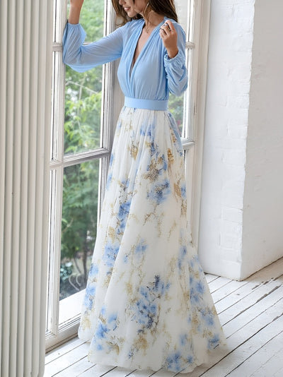 Irène™ | Robe longue élégance florale