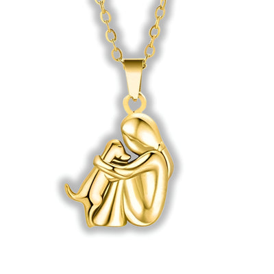 Justine™ | Collier avec un pendentif en forme de chien