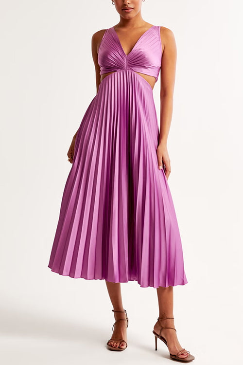 Kalys™ | Robe Longue Plissée Élégante